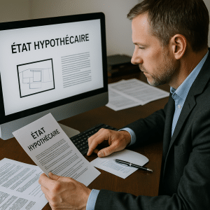 Demande état hypothécaire